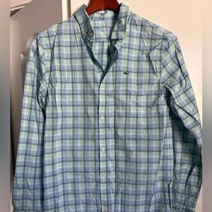 Vineyard Vines Boys Performance Ling Sleeve Shirt Sz XL